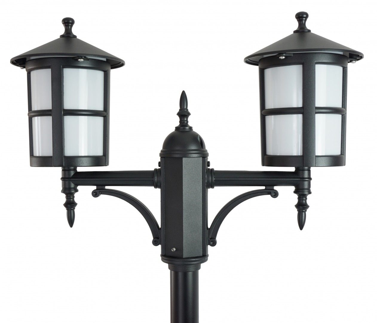 Latarnia ogrodowa Cordoba czarna 2xE27x60W IP23 wym: 280 x 65 x 20 cm aluminium SU-MA