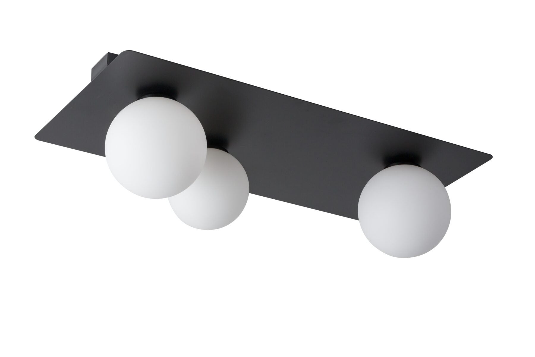 Lampa sufitowa wisząca Argon czarno-biała 3xG9x12W dekoracyjna wym: 19 x 62 x 30 cm metal SIGMA