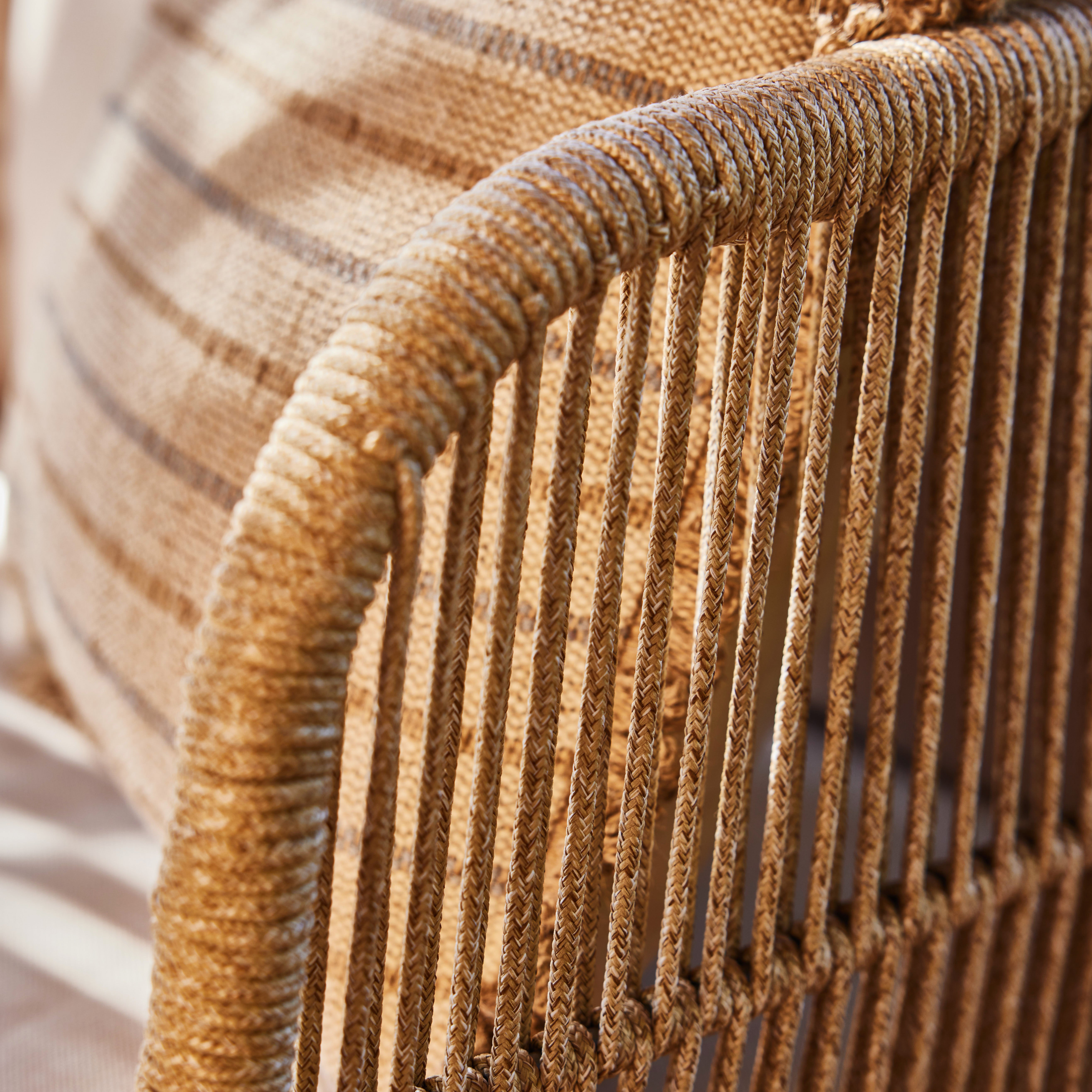 Canapé 2 places bois et corde - Provenza - 6