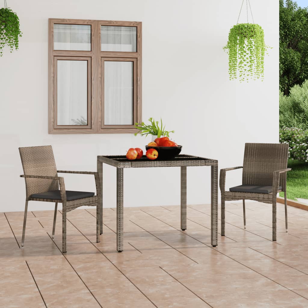 Cuscino Per Panca Da Esterno 120x40x3 Cm Grigio Scuro - Sedile Imbottito Per Giardino, Patio, Veranda, Con Legacci Antiscivolo E Cerniera - Lavabile