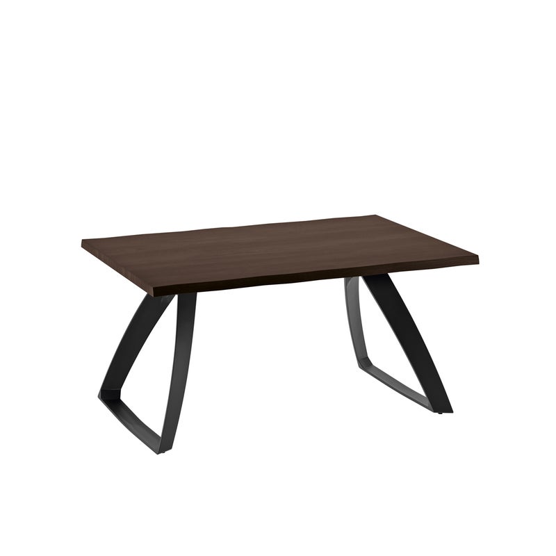 Bridge – Rozkładany stół (160/240 x 90 cm) z czarnego dębu poddanego obróbce cieplnej