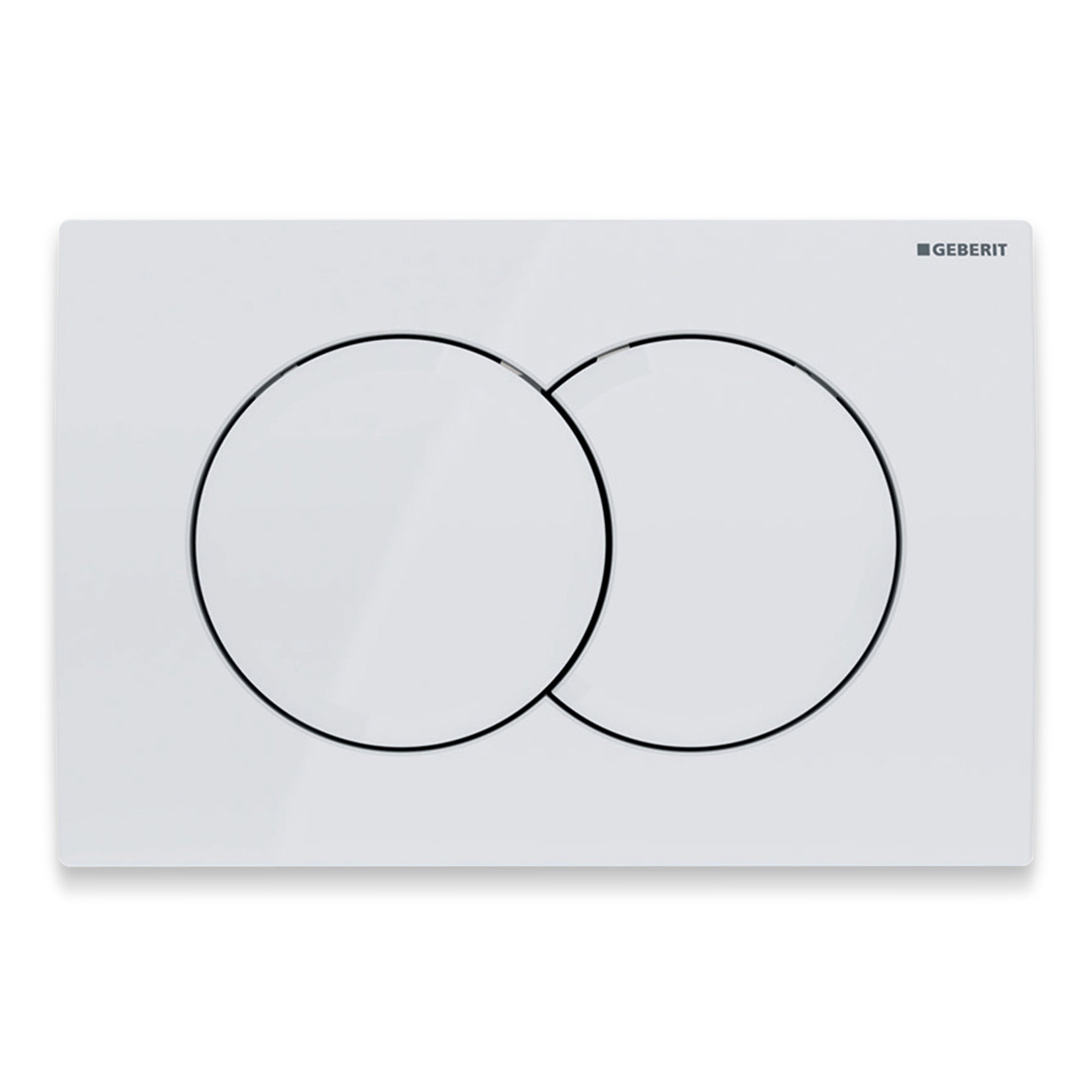 Pack WC GEBERIT bâti-support Duofix + WC Slim Soft-Close ROLO blanc + tapis d'isolation acoustique + plaque blanc - 5