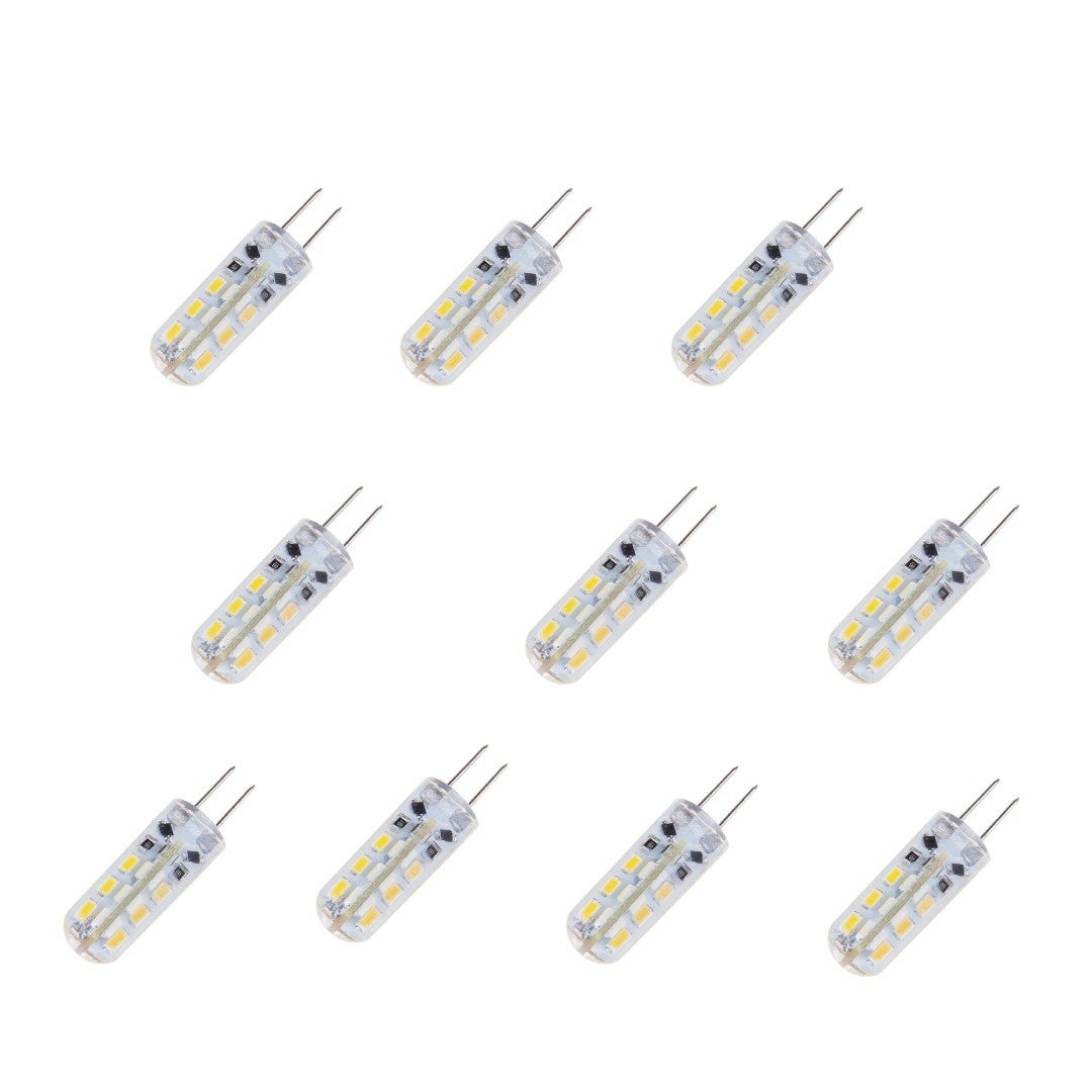 Kit 10 pz lampada led g4 1.5w 3000k bianco caldo 12 volt | Leroy Merlin