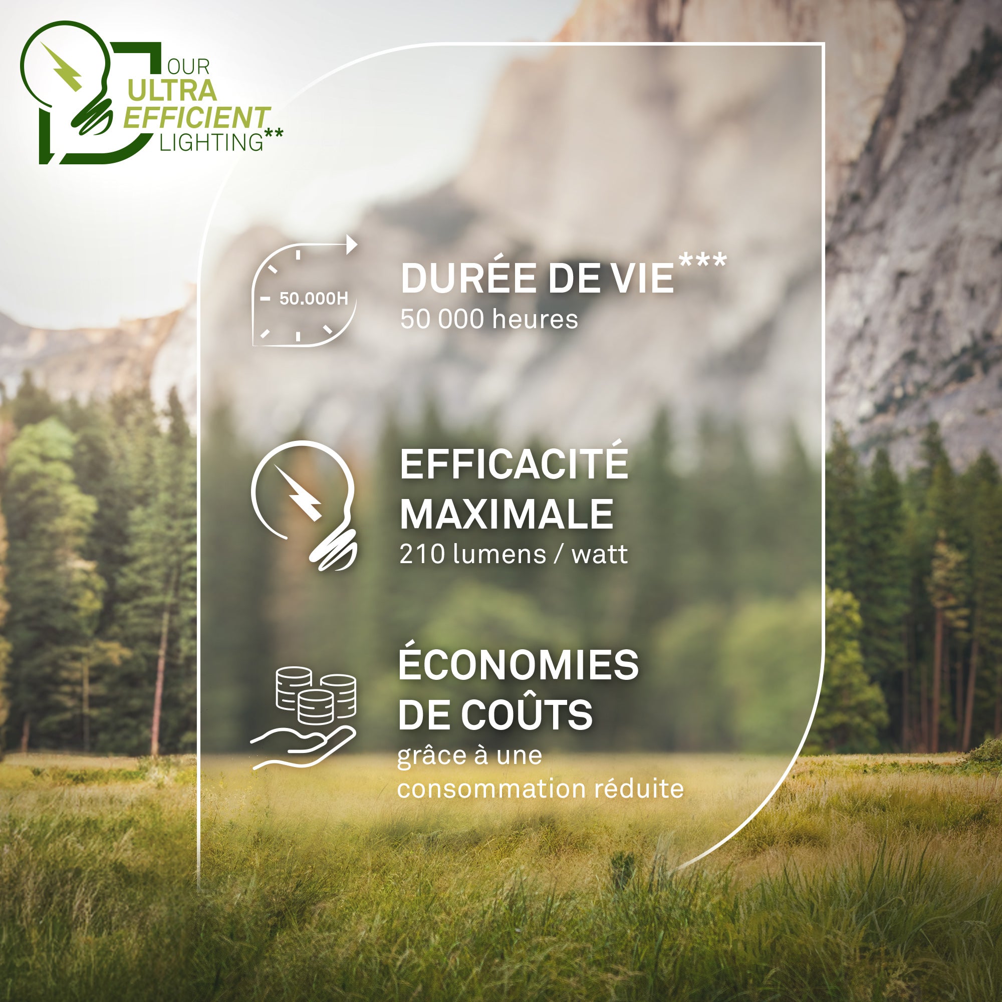 Panneau LED ultrafin - Classe d'efficacité énergétique A - avec rétroéclairage - IP20 - 4.000K - 14W 3.000lm - blanc - Briloner - 3