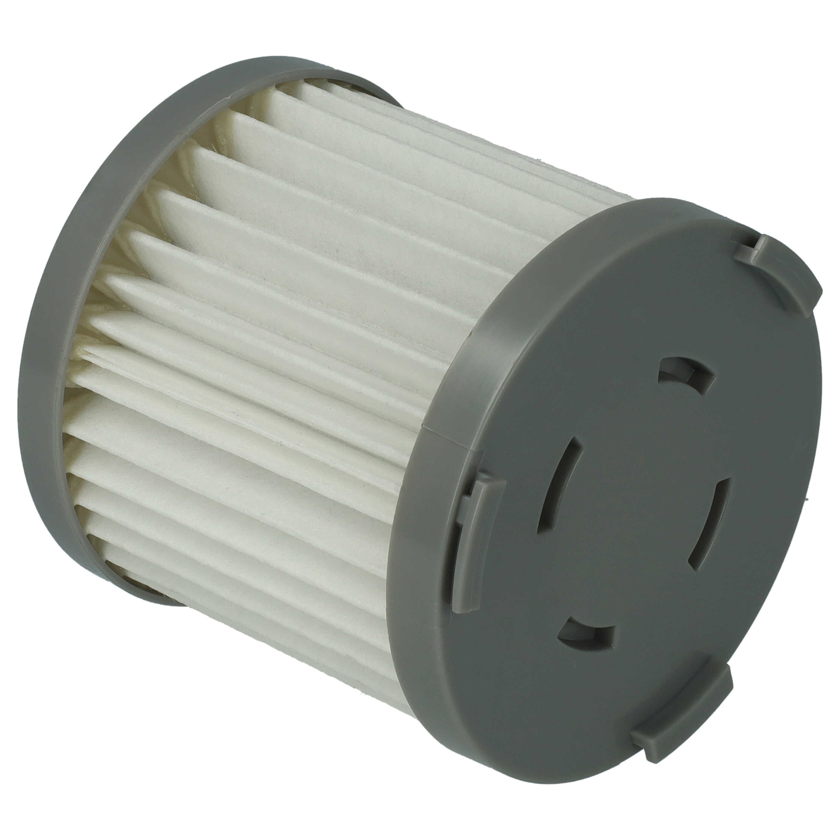 vhbw filtre compatible avec DeLonghi Colombina Evo Pro Midi Hair XLM417.WRG, XLM418.GCG aspirateur - filtre HEPA blanc / gris - 5