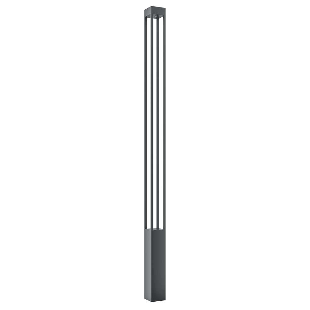 Latarnia ogrodowa z czujnikiem Elbe grafitowa LED 25W 3000K 1500lm IP65 wym: 200 x 11 x 11 cm metal Maytoni