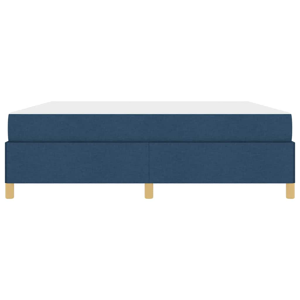 Cadre de lit en tissu bleu pour la chambre, 180 × 200 cm - 7