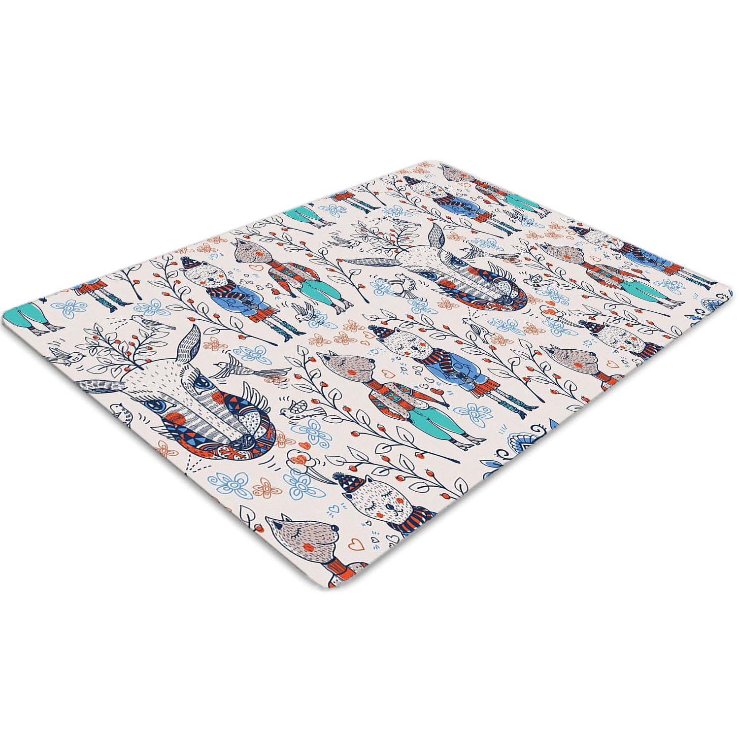 Mata pod fotel biurowy, Pojedynczy kolor drewniane deski tło 140x100 cm – Tulup
