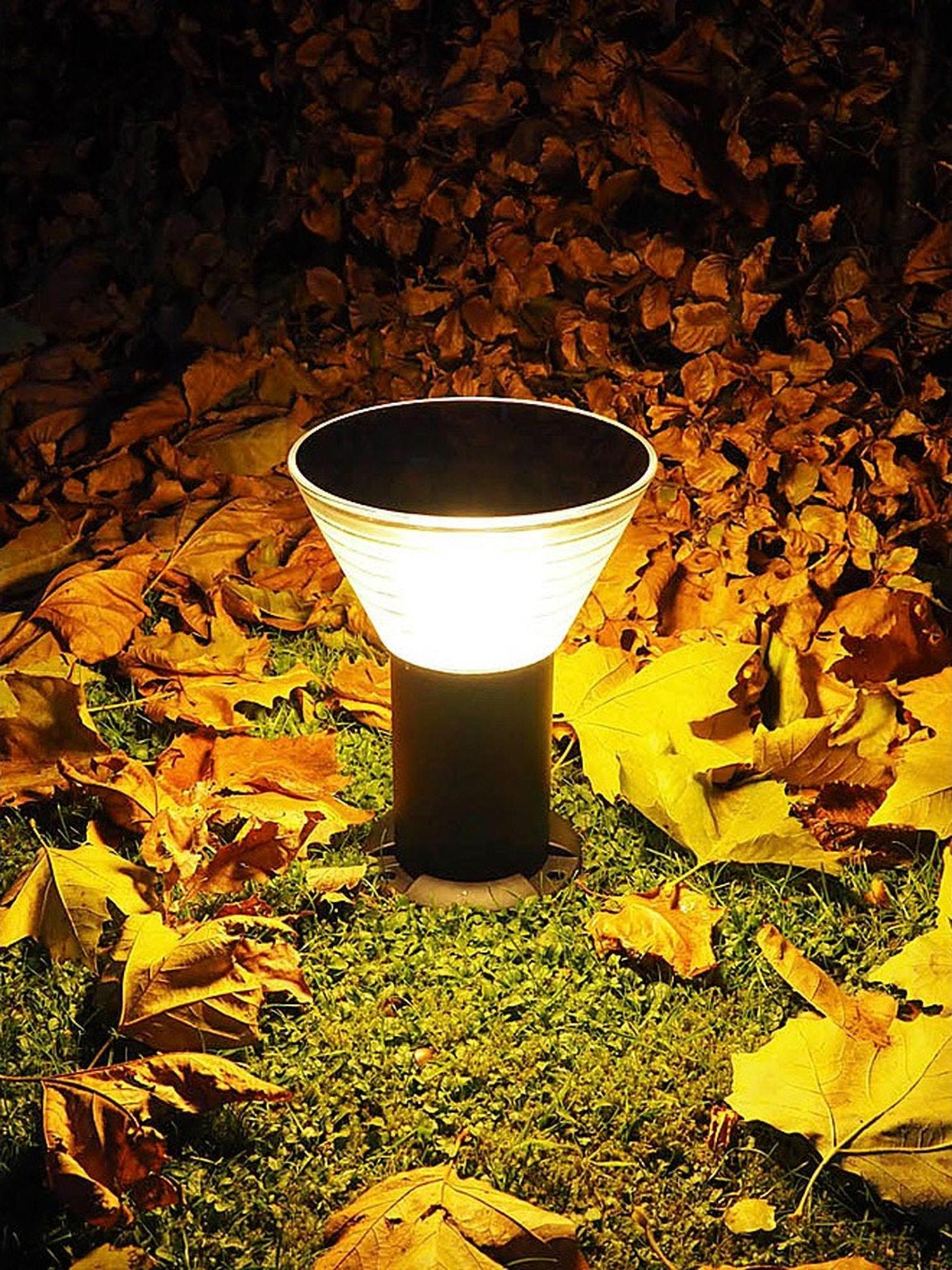 Lampe solaire Iplux® Rome sur pied 30cm - Haute qualité - Durée de combustion 15 heures - 6