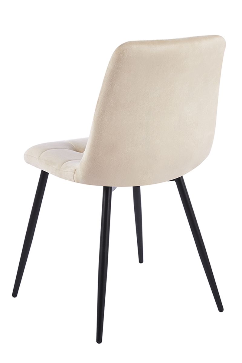Cadeira Stuhl Veludo - Beige - 4