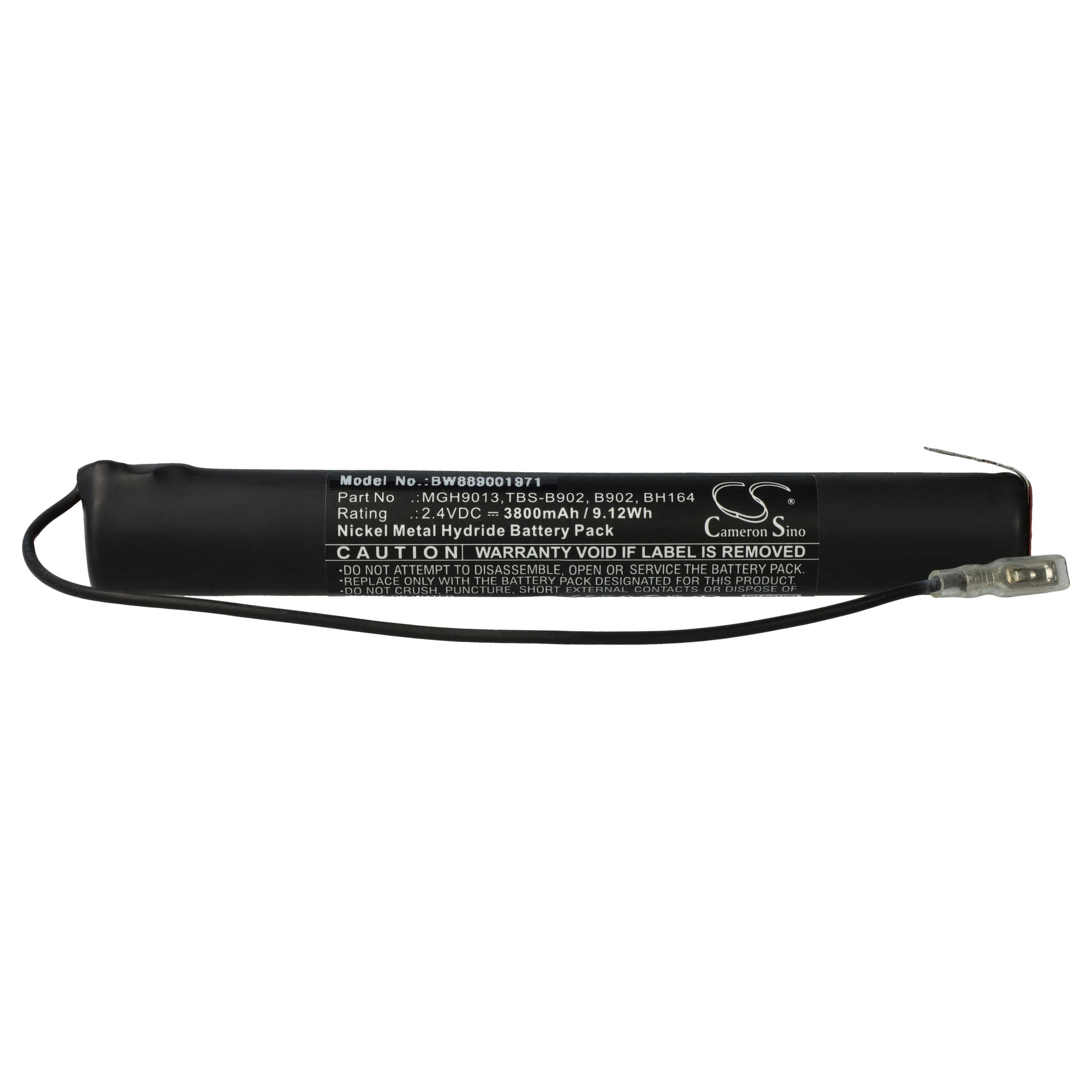 Vhbw Batterie 2200mAh 2,4V NiMH Compatible Kenwood Grati FG100 Râpe à Fromage