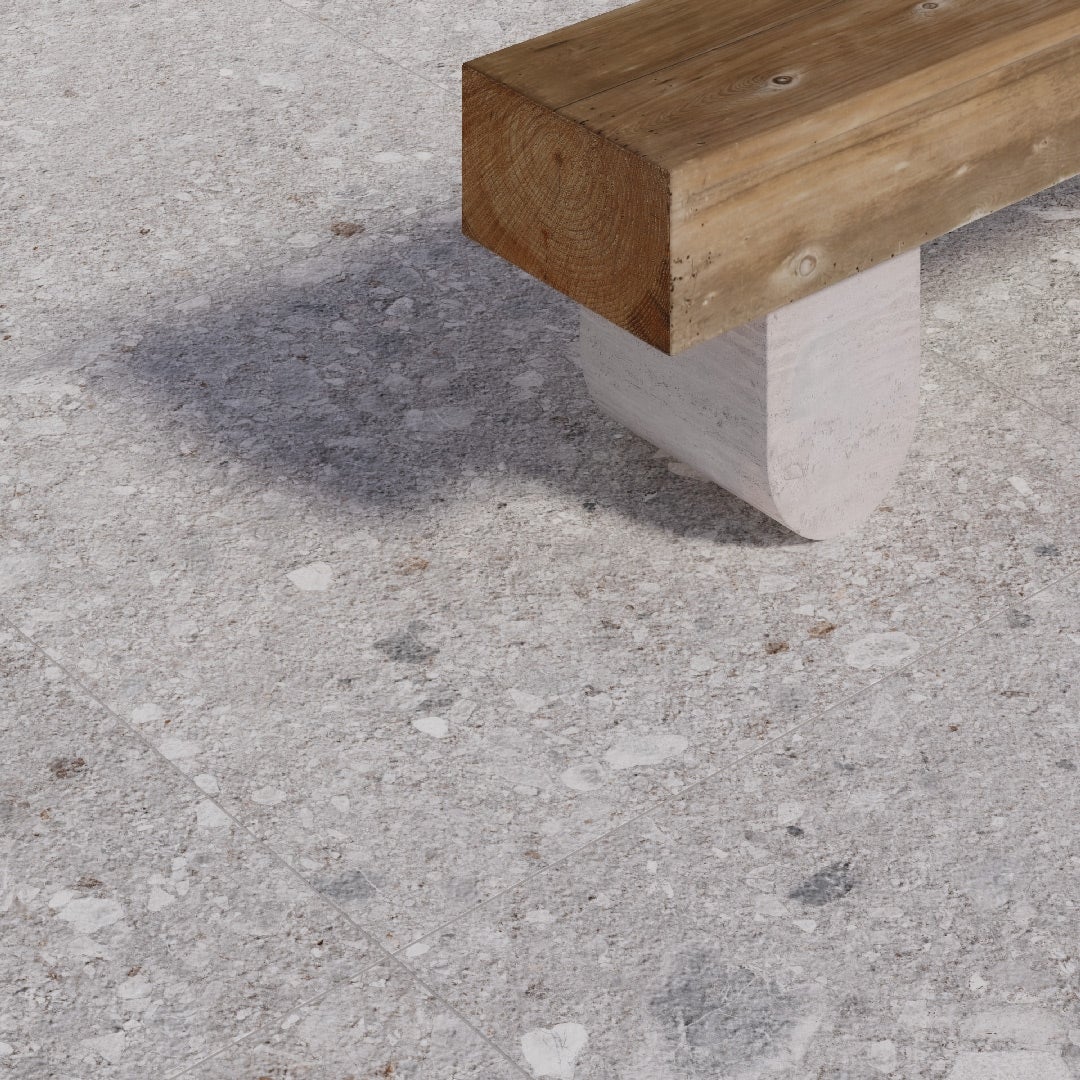 Ceppo di Gré Milano Grigio 20 mm Outdoor - Piastrelle 80x80x2 cm 20 mm - MCG 5003 80x80 GRIP R11 20 mm - 3