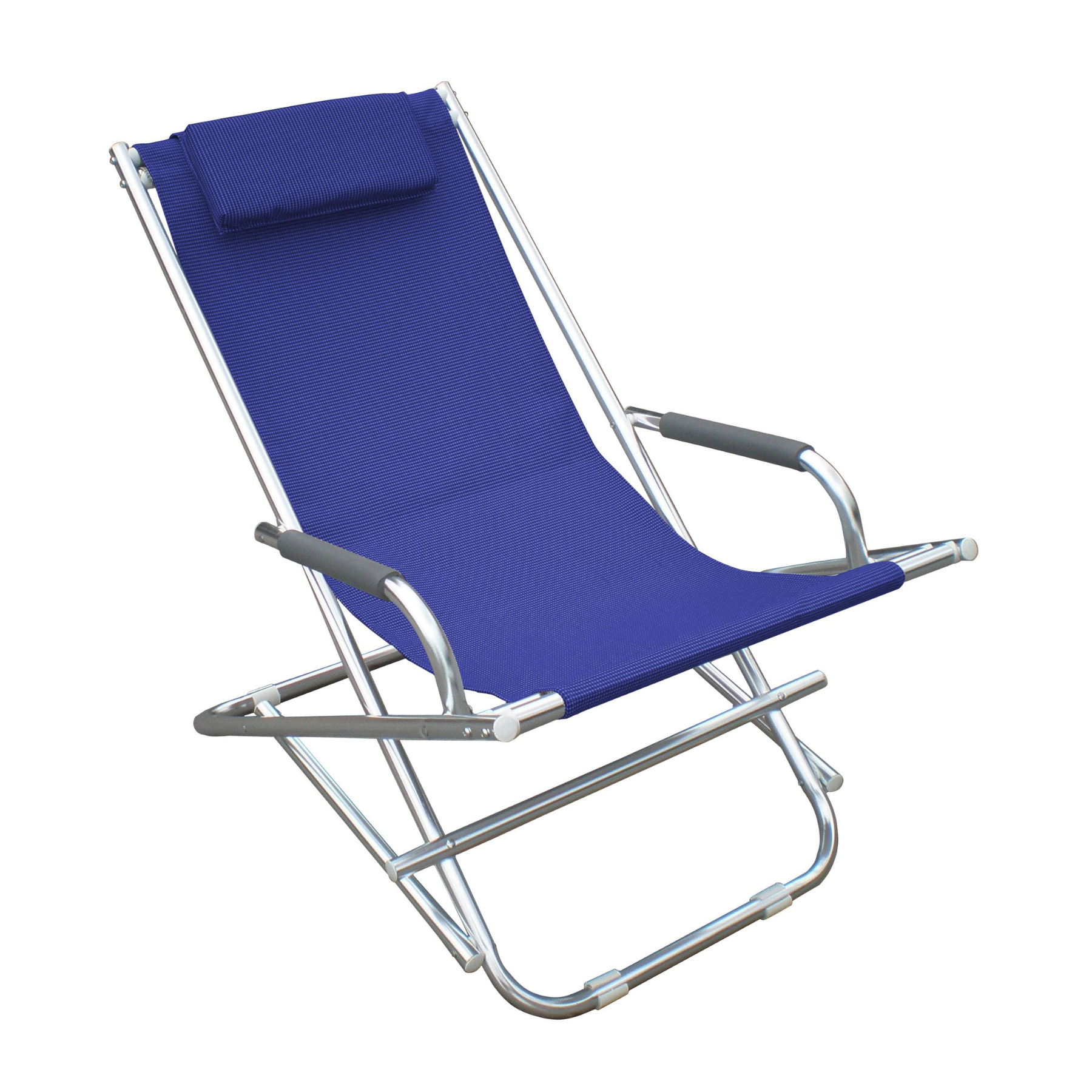 Playa sedia sdraio in alluminio blu Leroy Merlin