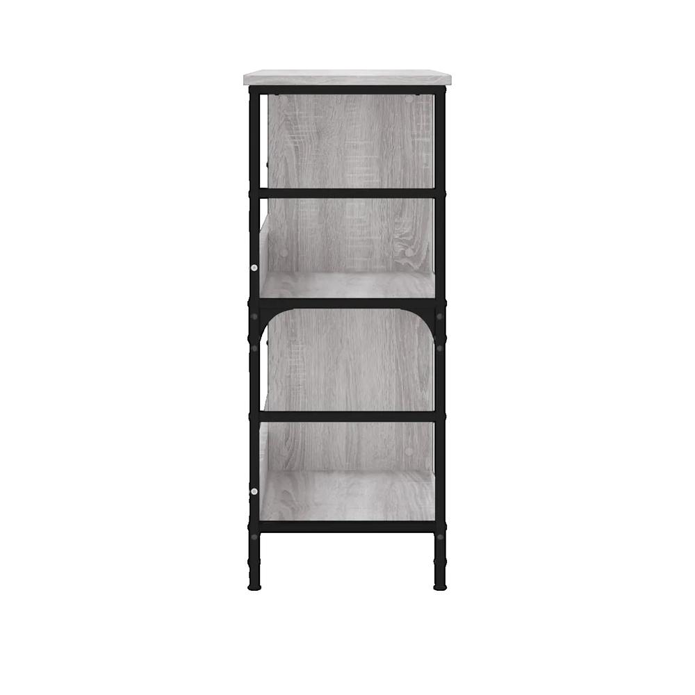 Bibliothèque sonoma gris 78,5x33x82 cm bois d'ingénierie vidaXL - 2