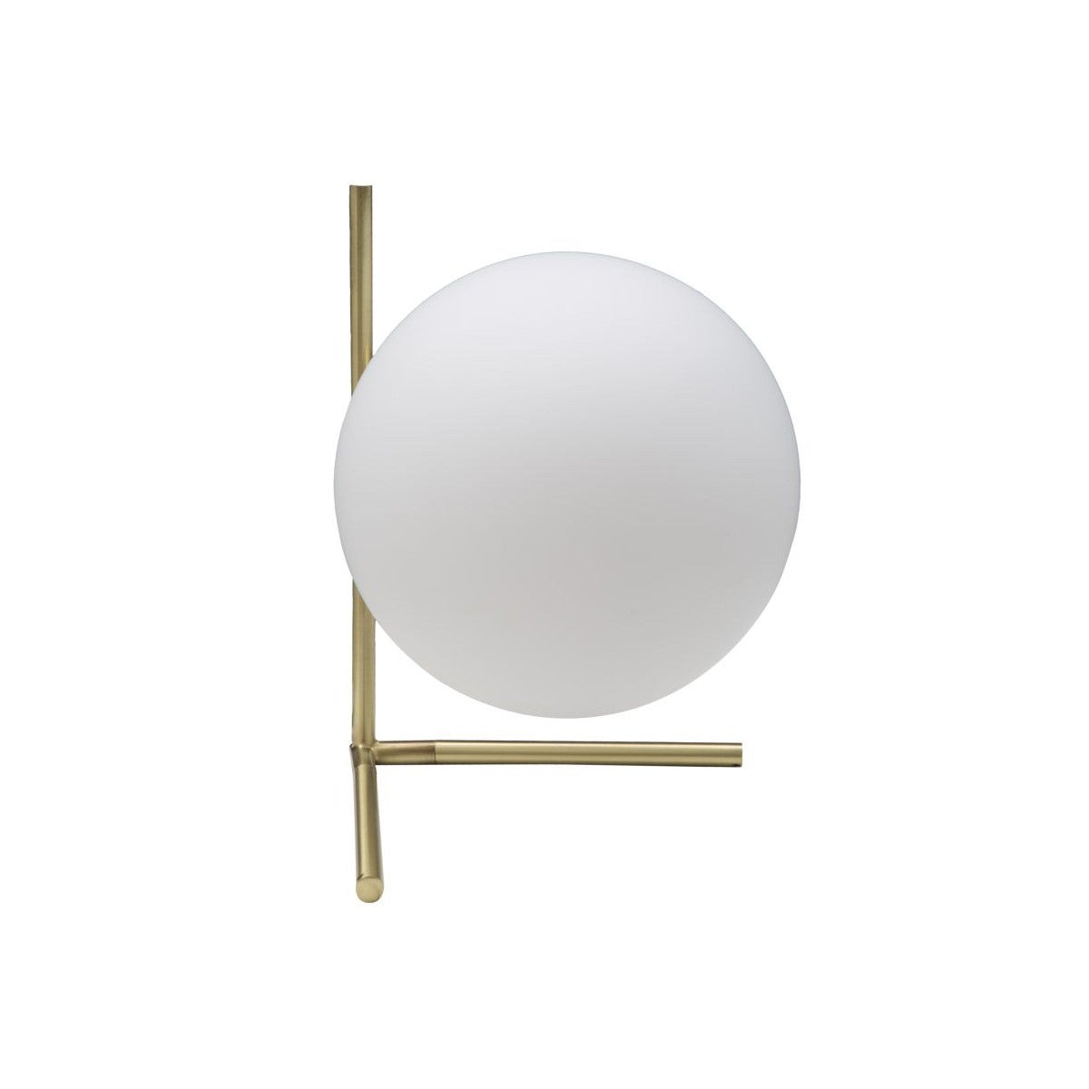 Lampka Stołowa eurofirany GLAMY metal złoty i szkło opalizujące elegancka