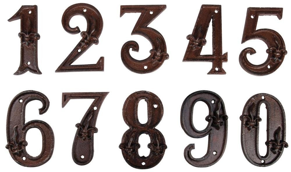 Numéro de maison en fonte - 2