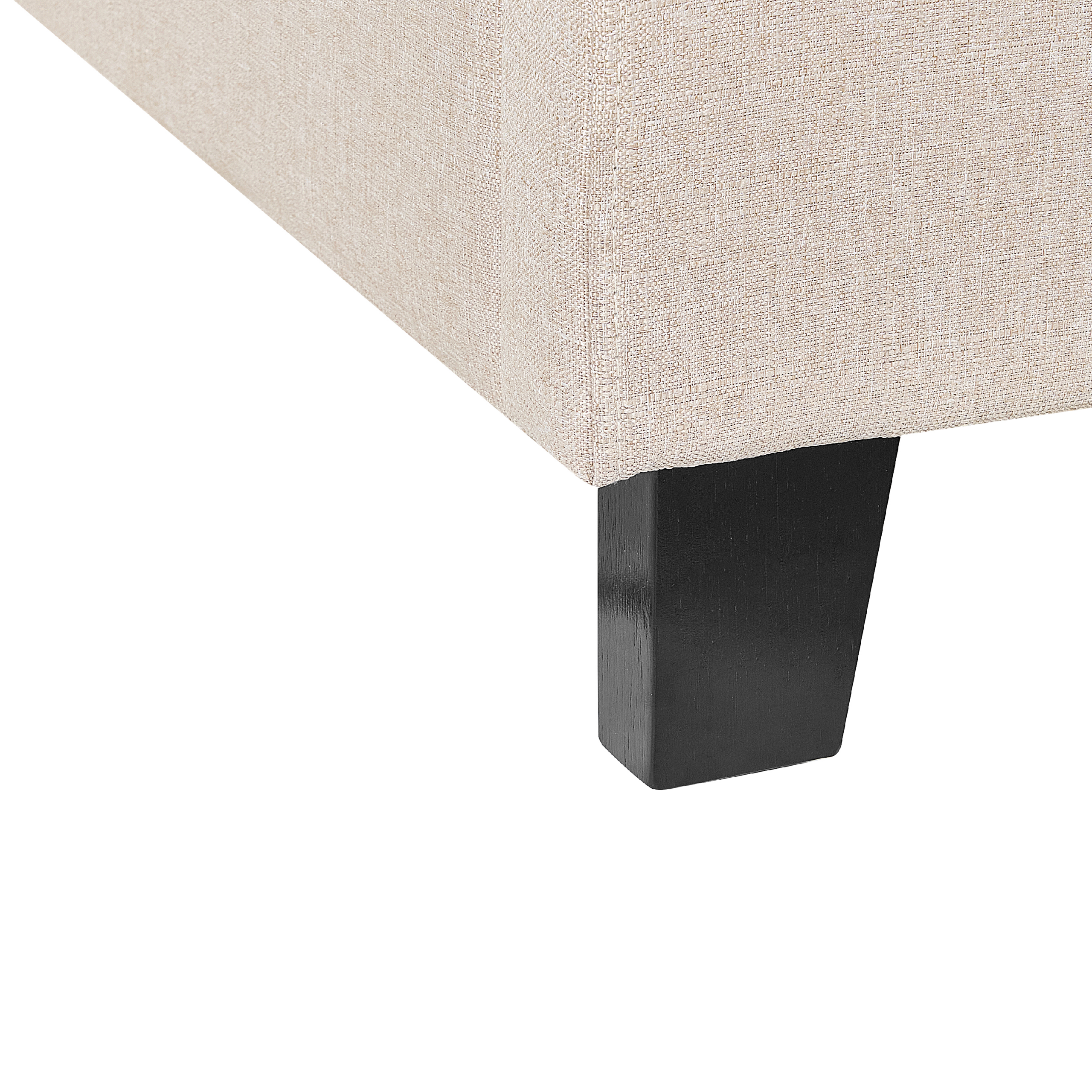 Letto senza testata Tessuto ROANNE 140 x 200 cm Beige - 8