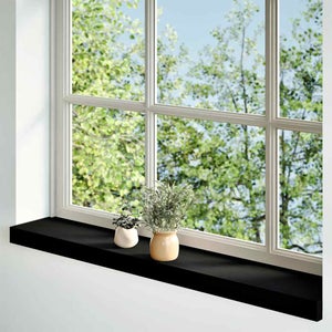 Banc De Fenêtre En Noyer Massif - Planche 70x18x4 Cm - Bois Naturel - Neuf