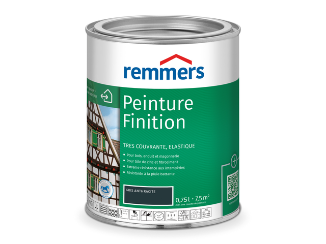 DF Pintura de acabado Remmers 0,75 l, gris antracita