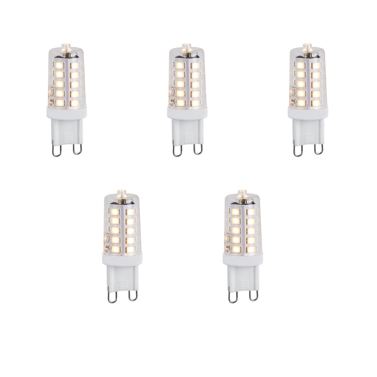 5 stuks | Ledmaxx LED G9 2W 200lm 2700K Glas 1.4x5cm Niet-Dimbaar | G9