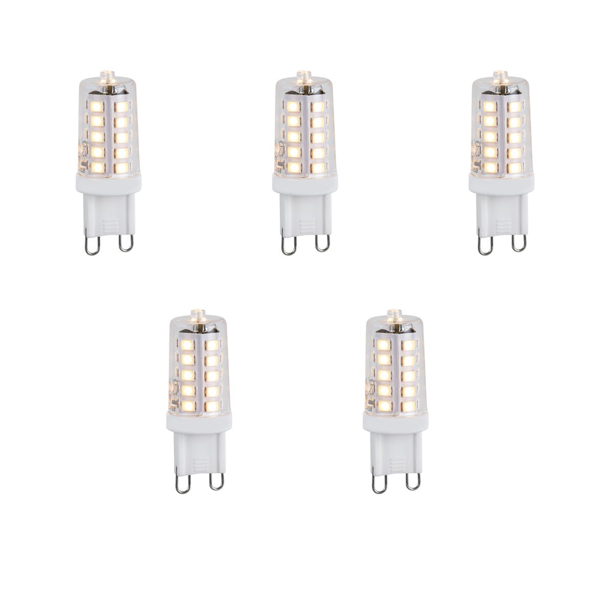 5 stuks | Ledmaxx LED G9 2W 200lm 2700K Glas 1.4x5cm Niet-Dimbaar | G9 5 stuks | Ledmaxx LED G9 2W 200lm 2700K Glas 1.4x5cm Niet-Dimbaar | G9