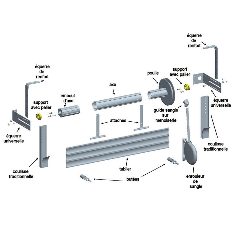 Support avec palier Ø int. 18 mm - 3