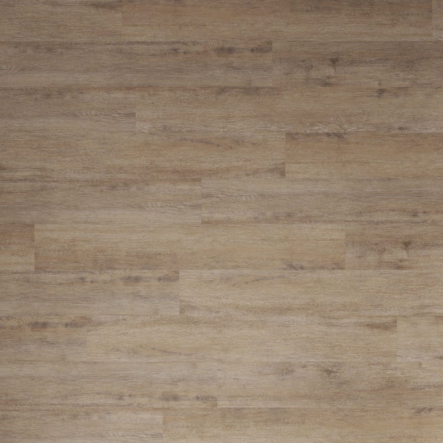 ARTENS - Échantillon de lame PVC - 28 x 15 cm - Sol PVC à clipser HOOSIER avec sous-couche intégrée - MEDIO - Effet bois chêne - Epaisseur 4,5 mm -