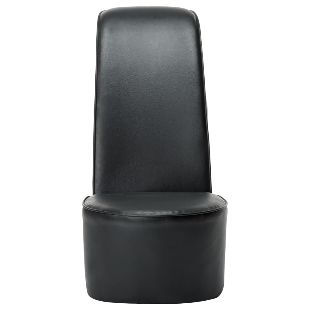 Fauteuil en forme de chaussure à talon haut Noir Similicuir - 4