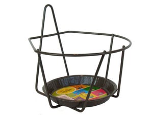 Supporto Per Piante In Rattan Rotondo – 8x12 Pollici – Fatto A Mano - 2
