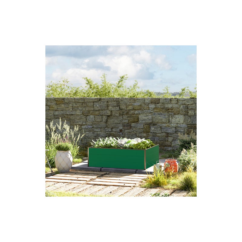 99 x 119 x 39 cm Grzadka podwyzszona, zielony