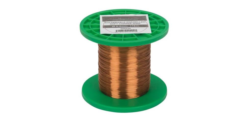 Fil De Bobinage Velleman Ø0.3mm - 80m - Résistance 19 Ohm - Pour Réparations Électroniques