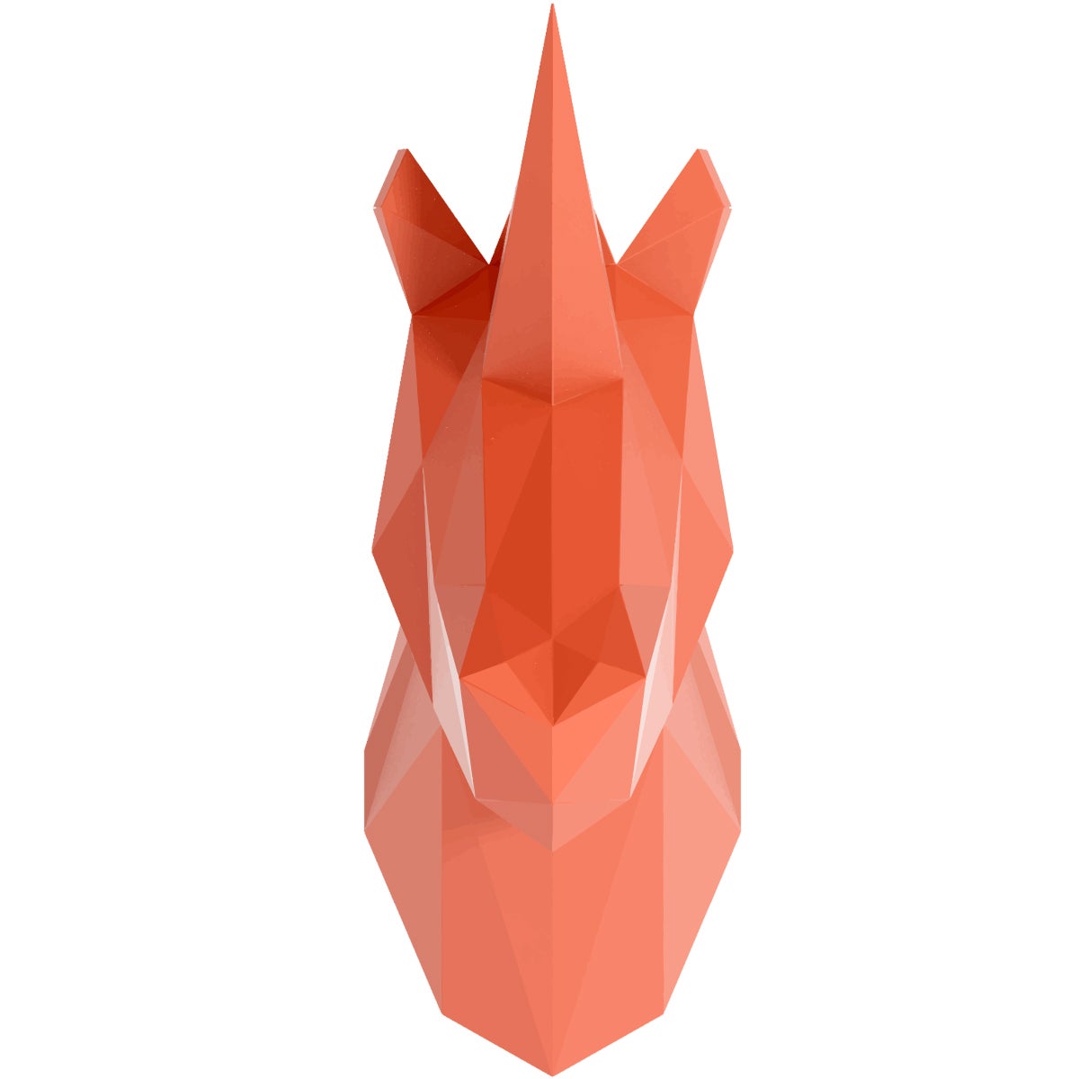 Adesivo origami 3D unicorno rosa - Sticker adesivo - adesivi murali - 110x40cm - 5