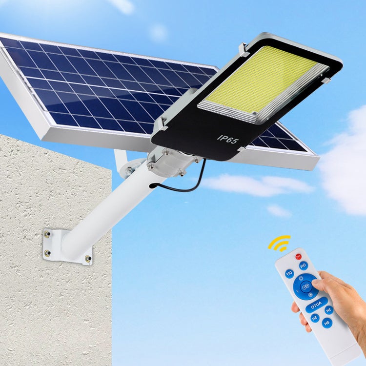 Lollanda farola solar de 500 w, rango de iluminación de 80㎡, reflector solar led impermeable para exteriores, del anochecer al amanecer