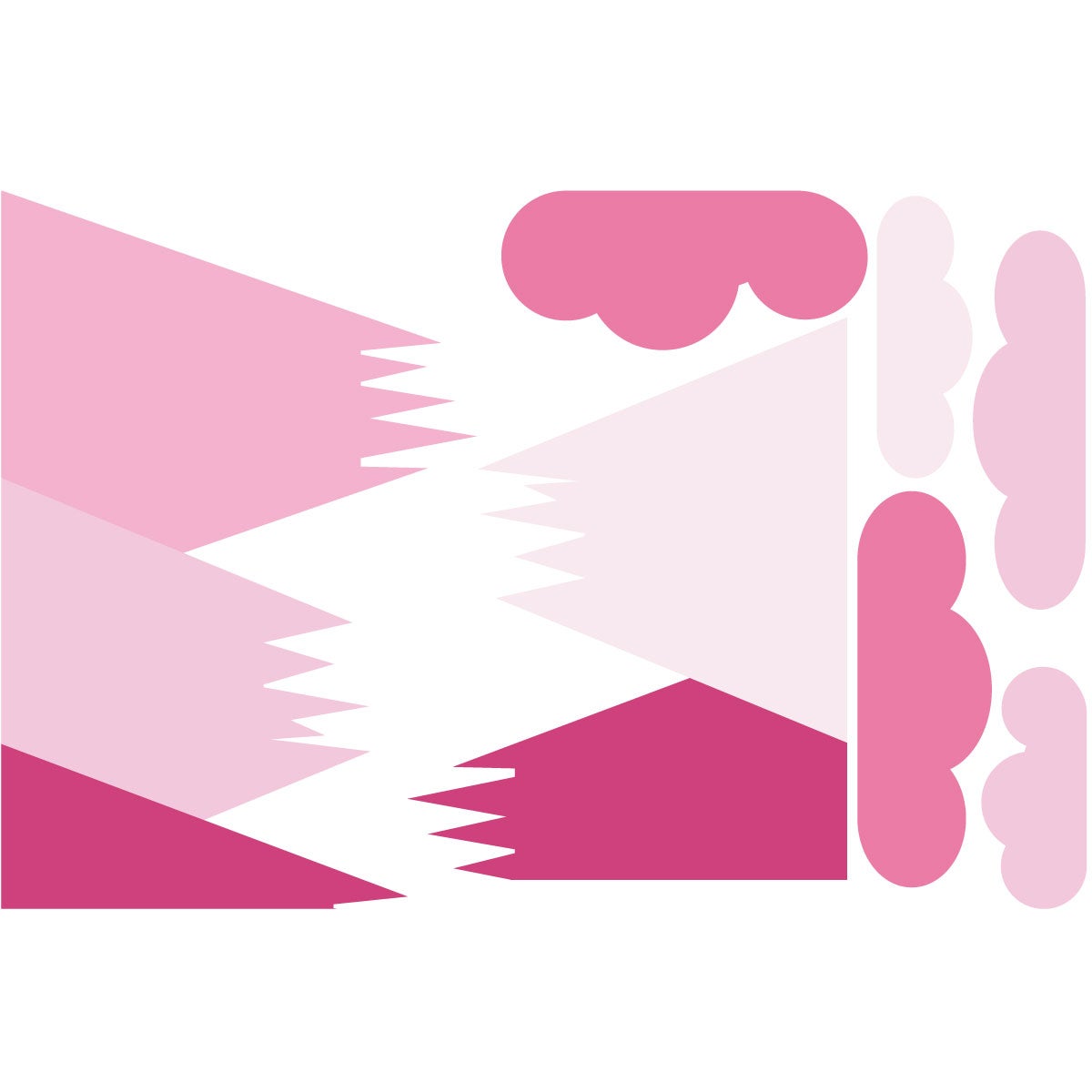 Adesivo bambino di montagna scandinavo shaka - Sticker adesivo - adesivi murali - 70x105cm - 4