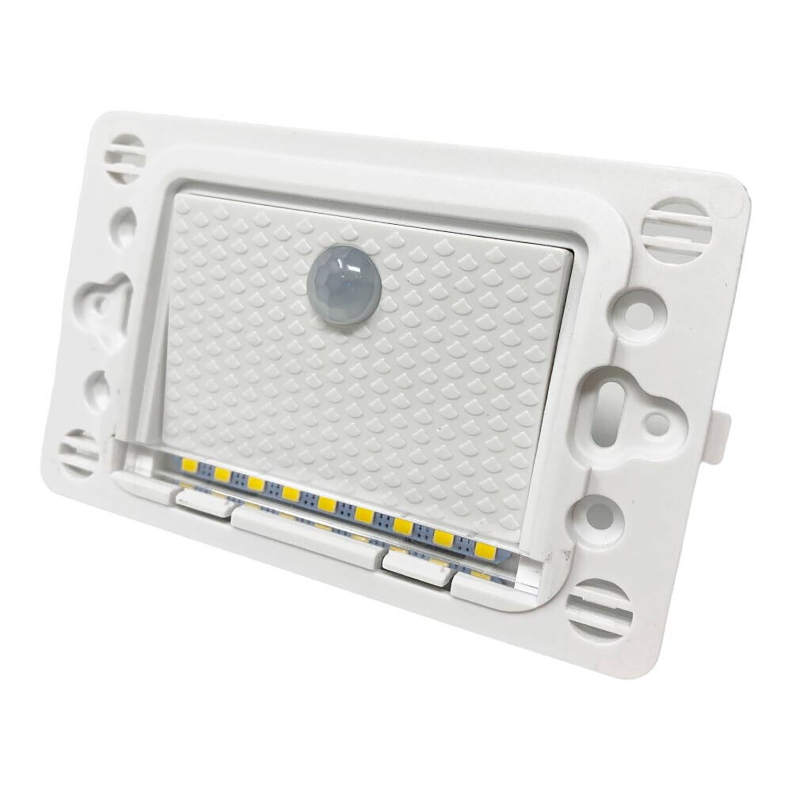 1.3W LED spot dans le mur encastré boîte 503 basse consommation détecteur de mouvement crépuscule lumières de sécurité 230V BLANC 6000K - 3