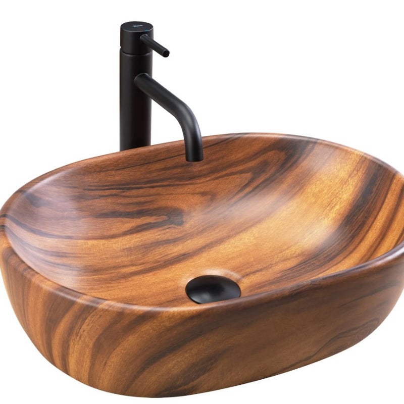 Umywalka Nablatowa Rea Amelia Brązowy 48 X 34,5