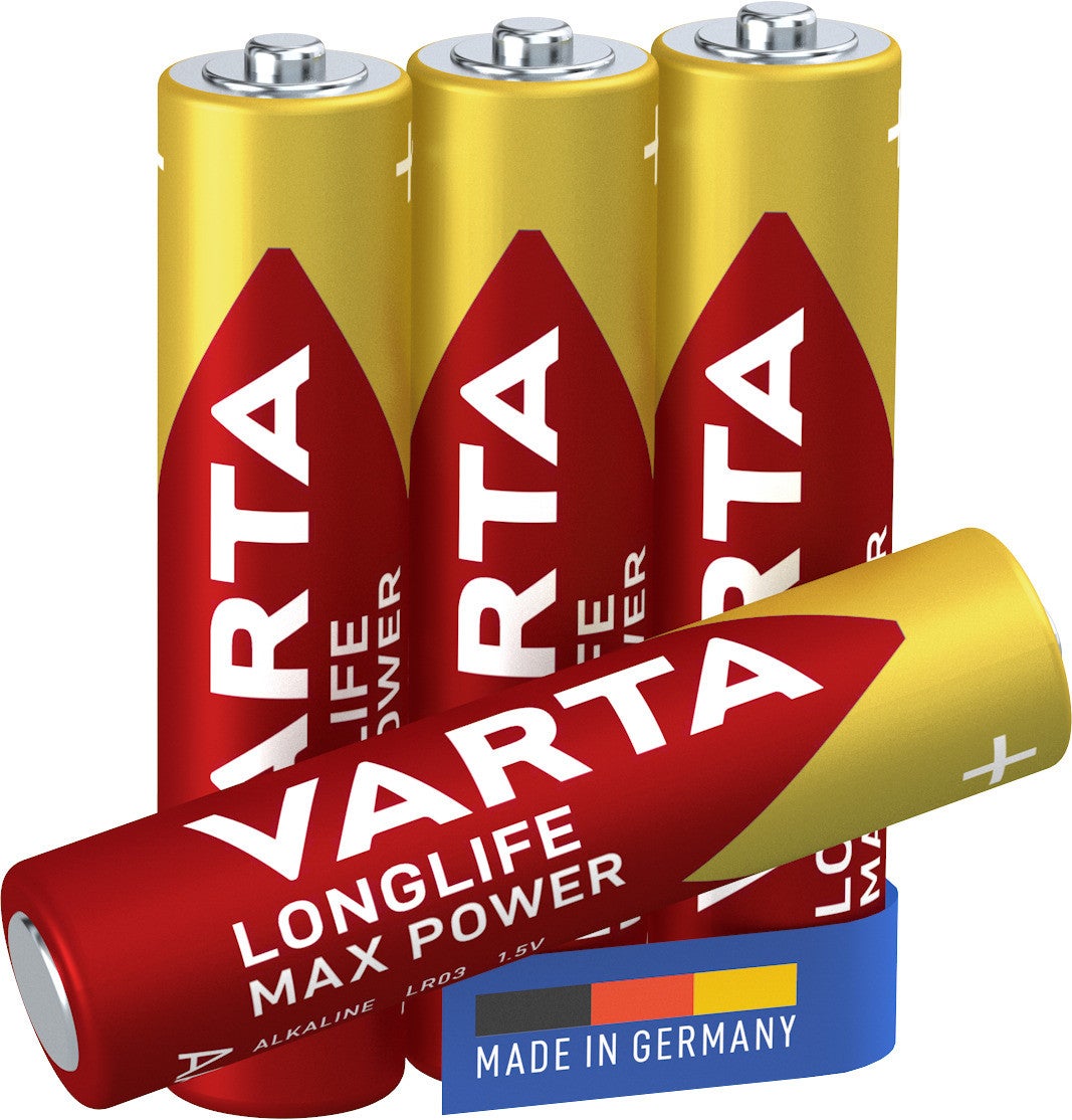 4 Piles LongLife VARTA AAA Max Power Alcaline - 2