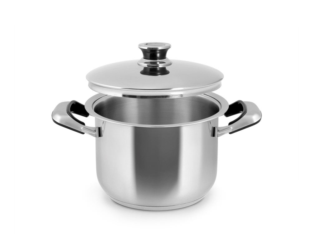 Lagostina Gioiosa Couvercle Inox 18/10 Ø 22 Cm – Poignées Bakélite – Compatible Tous Feux