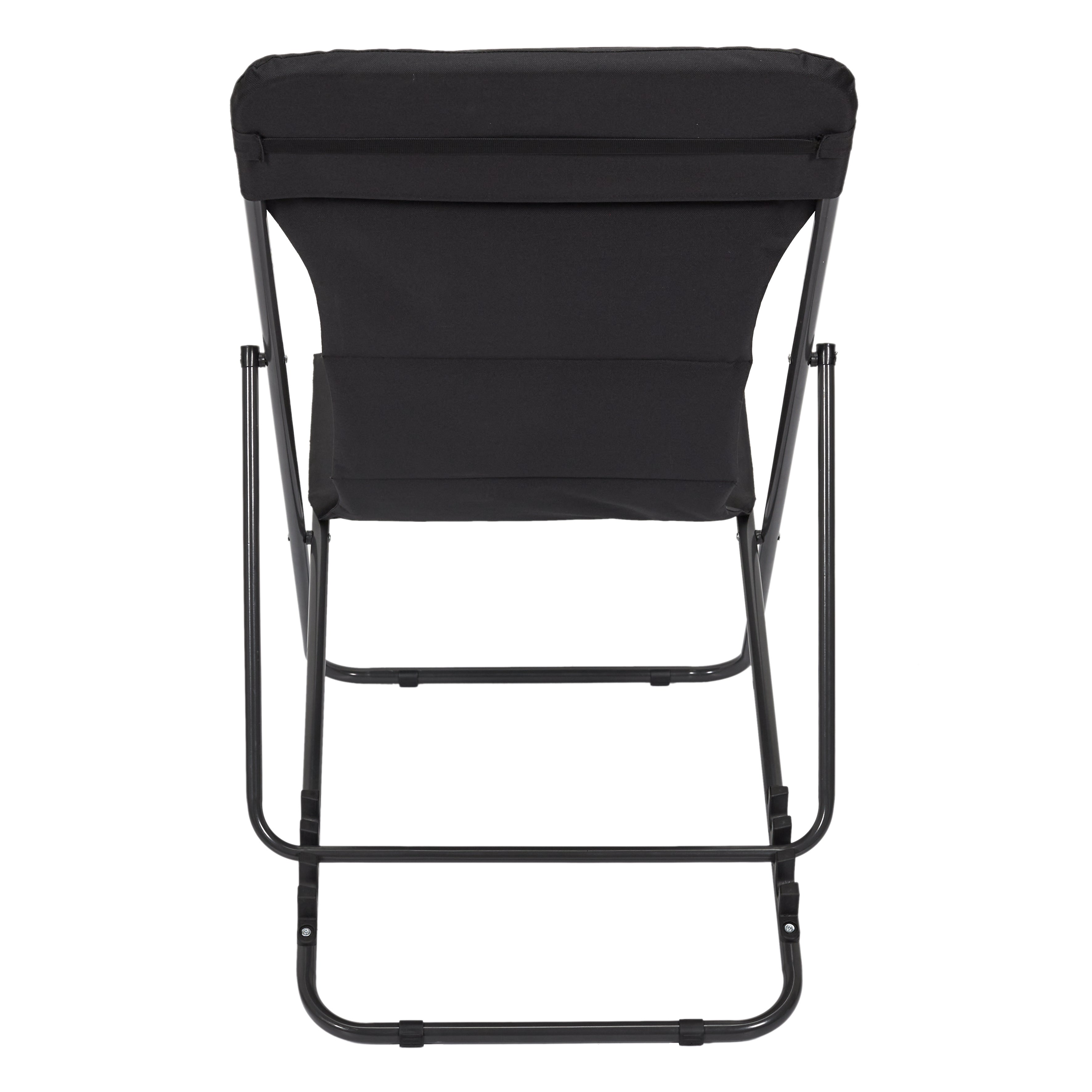 Transat Pliant - Home Deco Factory - Corfou - Noir - 4
