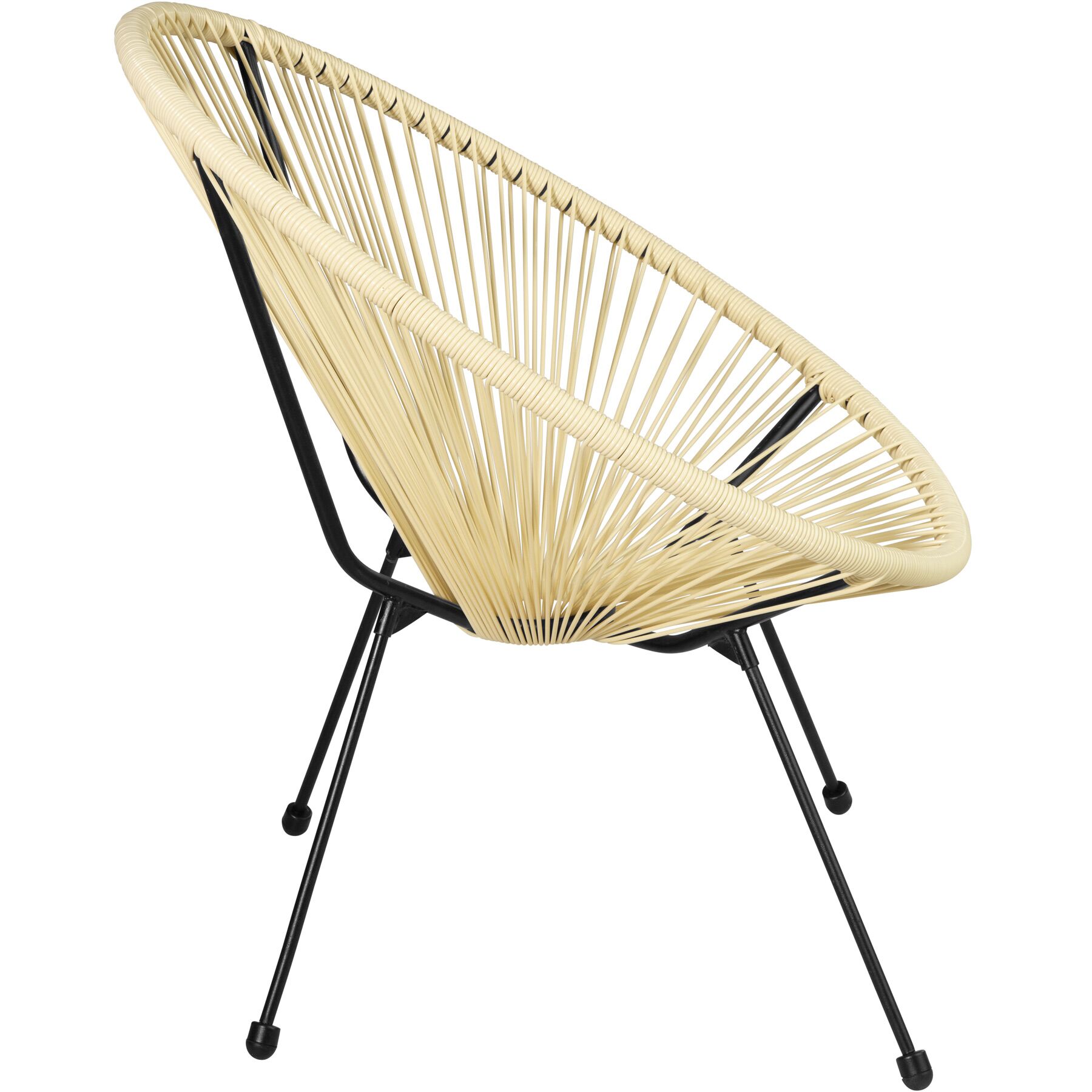 TECTAKE Conjunto de 2 cadeiras de jardim Design retro ao estilo Acapulco - 4