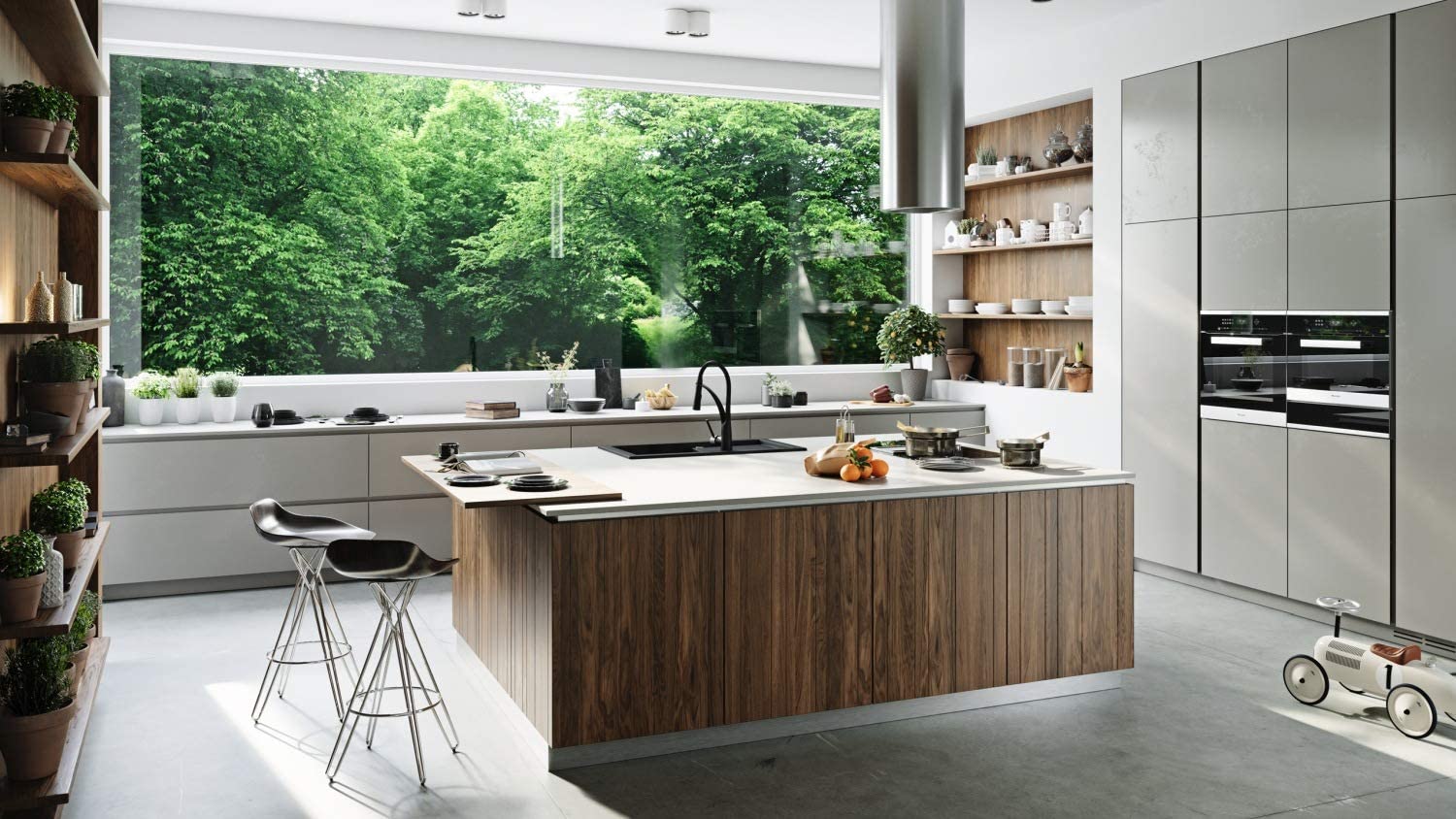 Lavandino Angolare Bianco 90x50cm, Lavello in Granito a 1,5 vasche + Sifone Classico + Accessori, Lavabo da Cucina Incasso al mobile 70cm PRIMAGRAN - 9