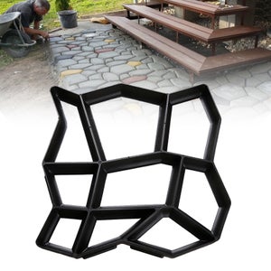 MOGOULUA 2 stampi fai da te in calcestruzzo per pavimentazione, forma per mattoni, patio, vialetto, piattaforme, riutilizzabili, per Pathmate