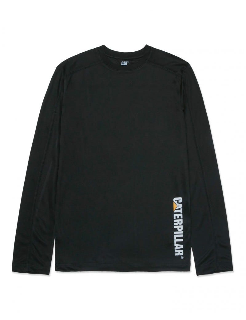TEE SHIRT COOLMAX NOIR CATERPILLAR M