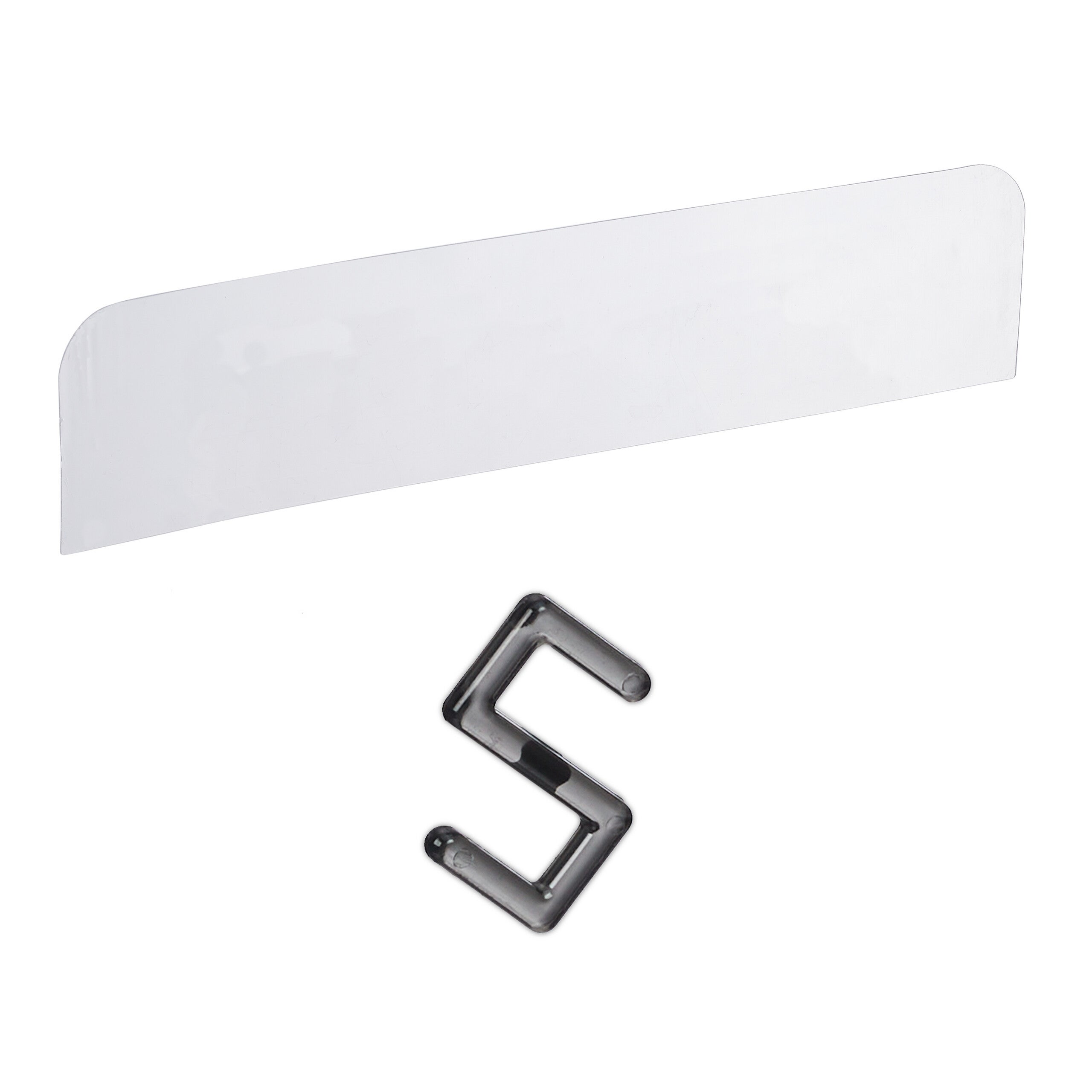 Tablette de lit, mini table de chevet à coller, couchage mezzanine, HxLxP: 8,5x30x15,5 cm, plastique, noir, Relaxdays - 7