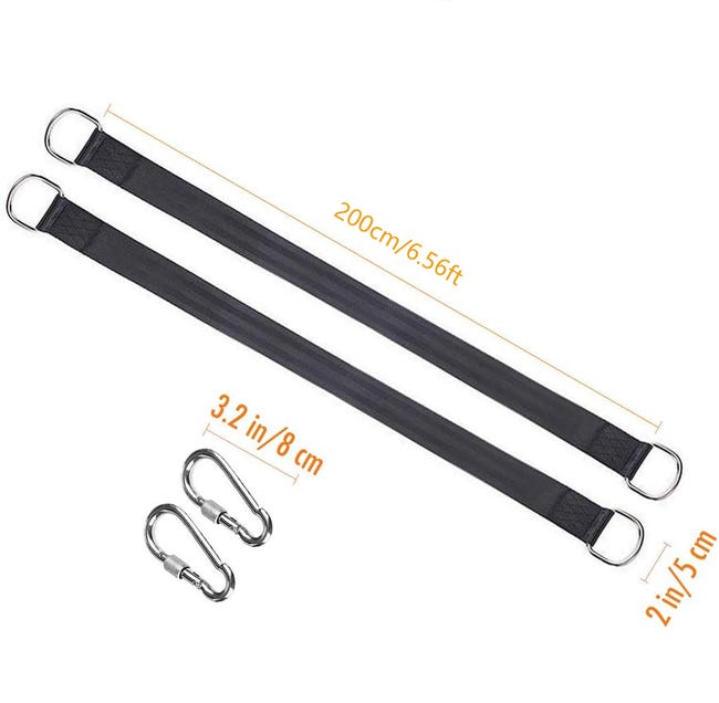 Kit Di Cinghie Per Appendere Sedia Sospesa Per Altalena Per Albero Da Amaca Da 4 Pezzi Con Moschettone 5 150 Cm 92414361 Kit Di Cinghie Per Appendere Sedia Sospesa Per Altalena Per Albero Da Amaca Da 4 Pezzi Con Moschettone 5 150 Cm 92414361