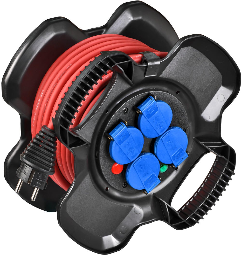 As - Schwabe 26204 Vorkerk-Batteria  Mammut 1168,4 Cm, 80 M H07Rn - F 3G2, 5, Colore Nero, Ip44 Per Cantieri, Edilizia