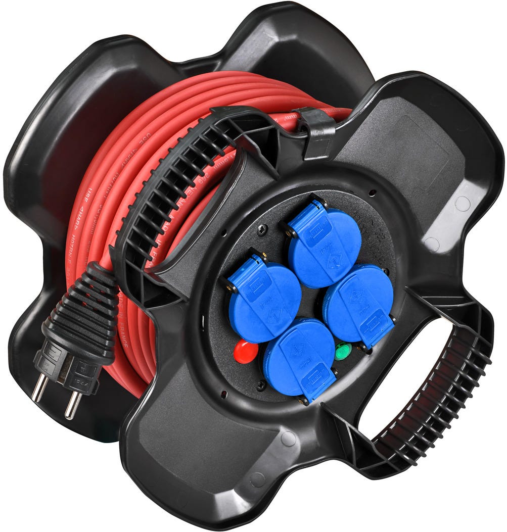 As - Schwabe 26204 Vorkerk-Batteria Mammut 1168,4 Cm, 80 M H07Rn - F 3G2, 5, Colore Nero, Ip44 Per Cantieri, Edilizia As - Schwabe 26204 Vorkerk-Batteria Mammut 1168,4 Cm, 80 M H07Rn - F 3G2, 5, Colore Nero, Ip44 Per Cantieri, Edilizia