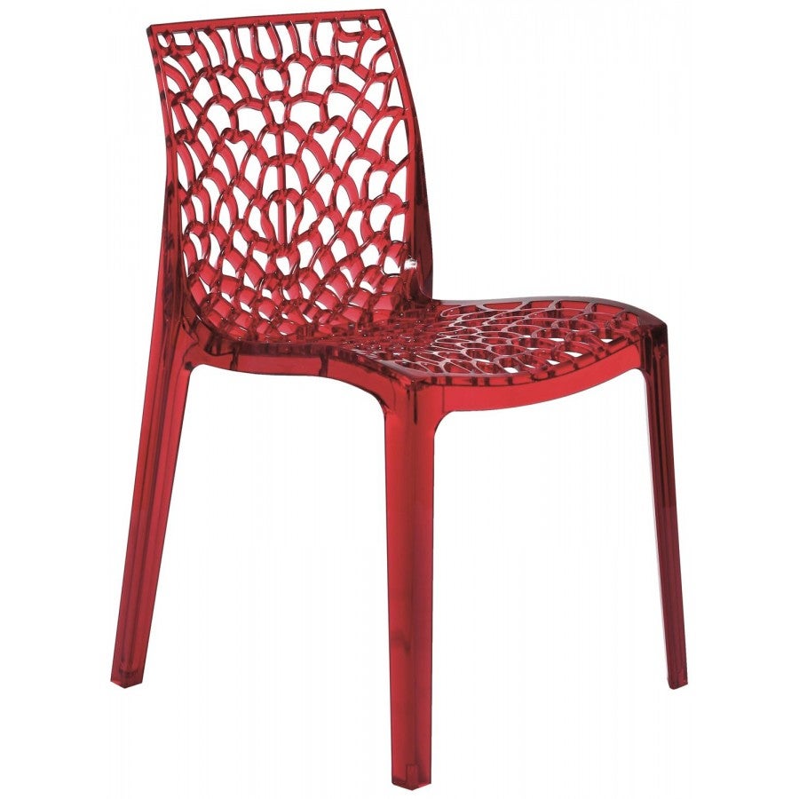 SEDIA IN POLICARBONATO GRUVYER GRANDSOLEIL Colore: Trasparente