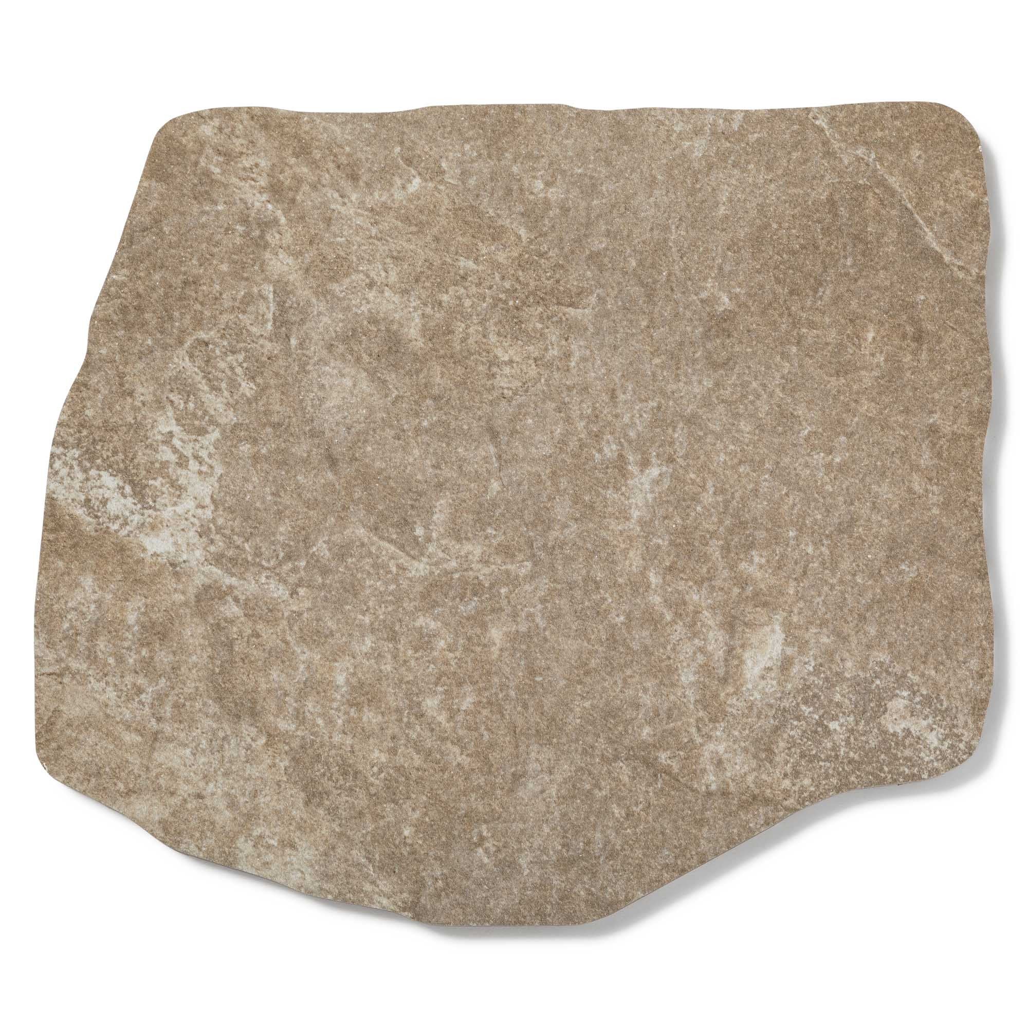 Pas japonais Grès Cérame effet Pierre Beige L.42 x l.36 x Ep.2 cm (Lot de 5) - RO'MA Nature - 2