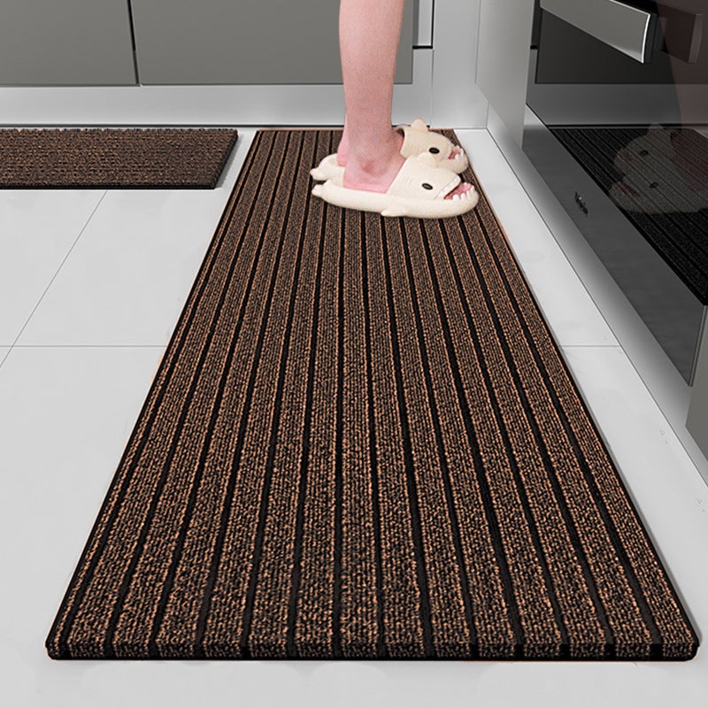 Tapis de douche antidérapant - Marron - 53x53 cm - Lavable en machine